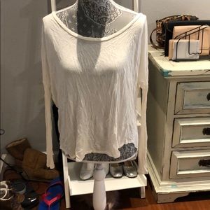 Ivory long sleeve shirt